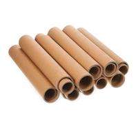 Tubes D'expédition : 20 tubes Ronds En Papier Kraft Pour Travaux Manuels Et Projets De Bricolage - cylindres En Papier Kraft Pour L'organisation Et Le Rangement