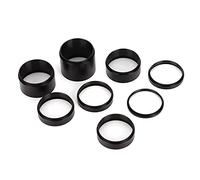 Tubes d'Extension pour Lentilles M42x0,75 mm avec Technologie CNC en Alliage d'Aluminium 8 pièces 3 à 15 mm pour Télescope Astronomique, Observatoire, Astrophotographie