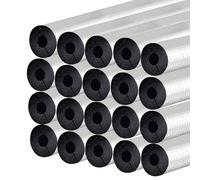 Tubes D'isolation Anti-Gel D'extérieur, Isolation des Tuyaux Feuille D'aluminium, Manchon de Protection Antigel pour Isolant Tuyau Chauffage, Climatisation (ID 16mm-219mm)(159mmx40mmx1m)