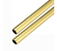 Tubes en acier inoxydable, 2 tubes ronds en laiton, tube creux droit à l'état dur, diamètre extérieur 2/2,2/2,5 mm, épaisseur de paroi 0,2/0,25/0,3/0,5/0,6 mm, longueur 500 mm(2.5mm*0.25mm*500mm)