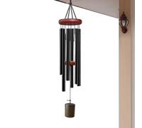 Tubes en aluminium pour carillons éoliens - 66 cm - Atmosphère zen - Carillon éolien en tubes d'aluminium - Décoration rétro en métal pour jardin, balcon, terrasse, extérieur