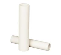 Tubes en céramique 2 pièces 99% alumine 12 × 8 100 mm/16 mm, tube isolant adapté aux de précision et équipements laboratoire(16x8x100mm)