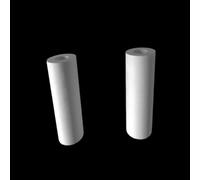 Tubes en céramique de nitrure de bore haute pureté - Gaines et conduits for thermocouples en BN pur à 99,95% for usage industriel (1 pièce)(2pcs 9x5mmx100mm)