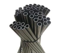 Tubes en Fiber de carbone de 500mm de longueur, 2 pièces, OD1.8 2 2.5 3 4 4.5 4.7 5 5.5 5.8mm, matériaux composites de haute dureté for accessoires de drones Carbon fibre(3x1.2x500mm)