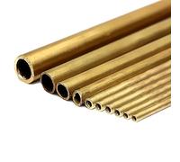 Tubes en laiton de diamètre 2/3/4/5/6/7/8/9/10/12mm, longueur 300mm de Long, 0.5mm, outil de coupe de tige de modélisation en laiton mural, 1 pièce(12mm)