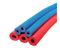 Tubes en Mousse Étanche Longueur 1.8/2m Tube Isolation Phonique Tuyau pour Tuyaux Extérieurs Anti-Gel et Calorifuge Chauffage Domestique Plomberie(Red,ID10mmxT15mmx2m)