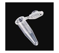 Tubes en plastique PP de 1,5 ml, 500 pièces, bouchon à pression for centrifugeuse, 42 x 11 mm, transparents, for laboratoire