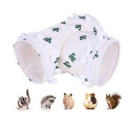 Tubes et tunnels pour hamster - grotte pliable à 3 voies | Tunnel pour lapin, hamster, labyrinthe avec design pliable pour exploration, jeu, escalade, souris, hérisson, intérieur