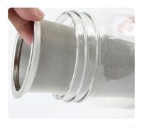 Tubes filtrants à café 8 x 15 cm et 8 x 21 cm pour thé glacé et infusion froide, compatibles avec les bocaux à large ouverture, infuseur à thé double usage et infuseur à café (petit (8 cm x 15 cm)