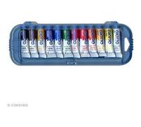 Giotto Gouache Boîte de 12 tubes 10 ml – Couleurs assorties