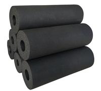 tubes isolants en mousse pour tuyaux, Gaine isolante en mousse de polyéthylène for tuyaux, 1,8 m, épaisseur 9 mm, noire(25mm)