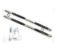 | Tubes Marche-Pieds Latéraux Marche Pieds Compatible Avec Sportage 2004-2009, 2 pièces (droite et gauche), pièces d'installation et de fixation