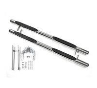 | Tubes Marche-Pieds Latéraux Marche Pieds Compatible Avec X-Trail T31 2007-2013, 2 pièces (droite et gauche), pièces d'installation et de fixation