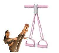 Tubes Pédale Cheville Trekker - Attaches d'étirement,4-Tube Entraînement Exercice Dispositif d'aide pour les bras et les jambes Minceur Entraînement Femmes et Hommes Gym Accueil Siège Fitness Racks