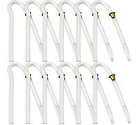 Tubes pour appareils auditifs - Tubes pour embouts BTE - (Lot de 12) 3,5 x 2 mm avec tube de remplacement à verrouillage de tube doré - Tubes flexibles à paroi moyenne