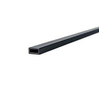 Tubes rectangulaires en aluminium « revêtu par pulvérisation » - Profilé en aluminium creux - 70 x 40 x 3 mm x 2000 mm - Anthracite RAL 7016
