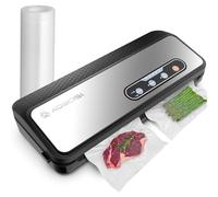 Tubes sous vide Aobosi, stockage pour aliments secs/humides, il s'agit d'une presse à pression de 90 Kpa quatre-vingts presses, de bandes de tissage et de cinq pré-sacs, tubes sous vide pour