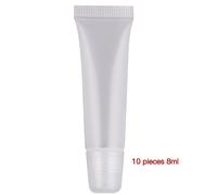 Tubes Vides Pour Rouge À Lèvres 8/10/15ml, 10 Pièces, Baume À Lèvres Doux, Récipient Transparent Pour Gloss À Lèvres, Outil De Maquillage