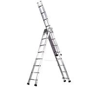 Tubesca - Echelle à bras transformable 3 plans 9+9+9 échelons Haut. accès max 6,87m - PRONOR