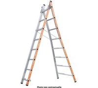 Tubesca - Echelle transformable Alu 2x10 échelons Haut. accès 5,82m - PRONOR TUBESCA COMAB G