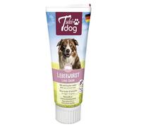 Tubi Dog Delikatess Lot de 3 paquets de 75 g de saucisse de foie pour chien Sans exhausteur de goût, conservateurs ni colorants, dans un tube pratique Soft Touch