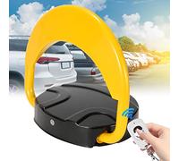 Tubiaz 1 barrière de parking avec 2 télécommandes - Barrière de stationnement pliable avec 3 clés - Poteau de stationnement à 180° - Portée de la télécommande : 20 m - P67 privé