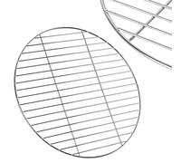 Tubiaz 304 Lot de 2 grilles de cuisson rondes en acier inoxydable 55 cm pour barbecue au charbon de bois, barbecue sphérique, par exemple Weber, barbecue pivotant et brasero