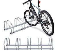 Tubiaz Râtelier vélos Système Range-vélo, Support de Rangement Vélo pour 5 Vélos de sol et de montage mural, Dimensions 130x32x26cm(2 pièces)