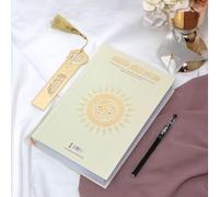 Tubibu Coran ombragé à dessiner - Mushaf de taille moyenne inscriptible avec le stylo | Coran à enfiler complet 17 x 24 cm (crème)