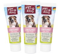 Tubidog Saucisse de foie - 10 x 75 g - Une saucisse de foie adaptée aux chiens - Comme friandises, cachette de comprimés ou récompense - 10 x 75 g
