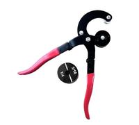 Tubing Bender - 3/8 Inches 4 in 1 Manual Pipe Bender | Steel Ergonomic Handle - Durable Benders for Copper Aluminum Brass and Stainless Steel Pipes, Ideal for Automotive Brake Oil Ac