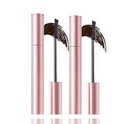 Tubing Mascara Black & Brown Duo For Lash Makeup, Waterproof & Sweatproof, Thick, Long, Curled, Non-smudged, Non Clumping With(Brown*2)