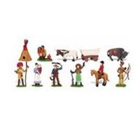 Tubo Cow Boy et Indiens Bleu G