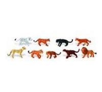 Safari Ltd Figurine d'animal 6946-04 Tubo Felins Marron