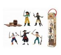 Tubo Figurine Pirates - 6 figurines Orange G