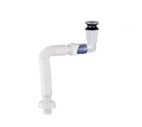 Tubo flessibile di scarico del lavello - Trappola a P regolabile | Drenaggio rapido e Design Anti-odeur, sifone a P regolabile per lo scarico del lavello Della cucina e lo smaltimento dei rifiuti