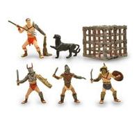 Plastoy - Figurines de gladiateurs - Pack de 6 en tube assorties - PLT70388
