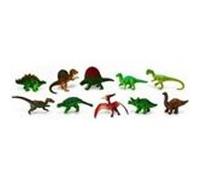 Figurines de Dinosaures - SAFARI - Tube de 10 - Pour Enfants de 3 Ans et Plus