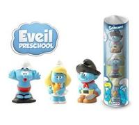 Tubo XL 3 Figurines Schtroumpfs Coloris Unique G