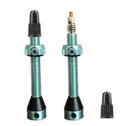 Tubolight Paire Valves Tubeless 50mm Ergal 7075-T6 anodisé Vert