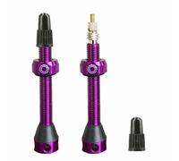 Tubolight Paire Valves Tubeless 50mm Ergal 7075-T6 anodisé Violet