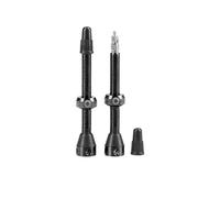 Tubolight Paire Valves Tubeless Route 70mm Ergal 7075-T6 anodisé Noir