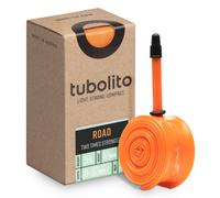 Tubolito Road 700c x 18-32 mm tube 42 mm Vannes Presta | Light Strong & Compact | Compatibilite des freins de jante et de disque | Protection 2X