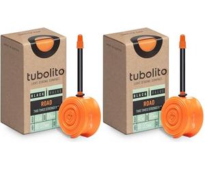 Tubolito Road 700C x 18-32mm Tube | Light, Strong & Compact | Rim & Disc Brake Compatibility | 2X Puncture Protection