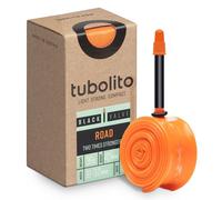 Chambre a air tubolito tubo road 700 mm presta 42 orange noir