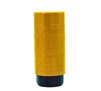 TUBOPLUS X3 - Pressurisateur de Balles de Padel et de Tennis | Boîte Hermétique pour Maintenir la Pression et Récupérer Le Rebond | Capacité: 3 Balles | Pompe Non Incluse - Doré