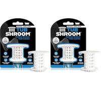 Tubshroom The Revolutionary Tub Drain Protector Filtre, Blanc (Lot de 2)