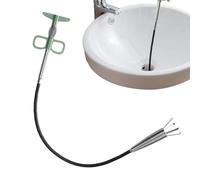 tubulaire à 4 griffes, poignée antidérapante, inoxydable | Outil de nettoyage de canalisations pour propriétaires, administrateurs, installateurs, gastronomes, salles de bains