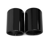 Tubulure D'échappement 2 Pièces Pour Cadillac CT6 2016 2017 2018 2019 2020 2021 2022 Silencieux Arrière Garniture Embout Tuyau D'échappement Echappement Voiture(Noir)
