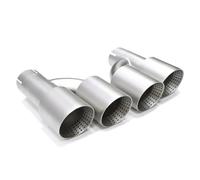 Tubulure D'échappement Embout De Silencieux Universel À Double Embout En Acier Inoxydable Mat Pour Golf R Pour MK7 Pour GTI Buse De Type H Echappement Voiture(Left ID63MMOD114MM)